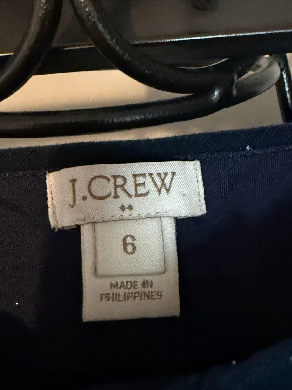 J. Crew linen blend Navy blue Mini Skirt with Gold Buttons sailor preppy size 6
